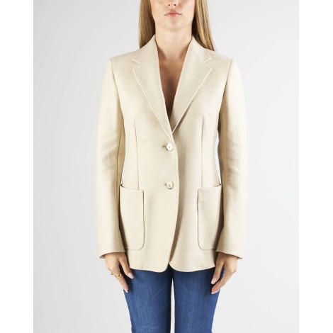 MAX MARA STUDIO Blazer in jersey di lana Max Mara Studio