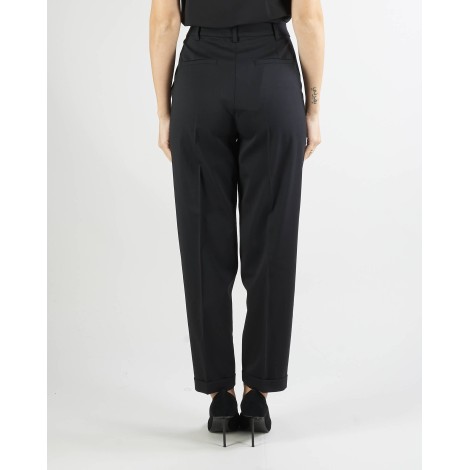 PENNY BLACK Pantalone slim in twill di lana Penny Black