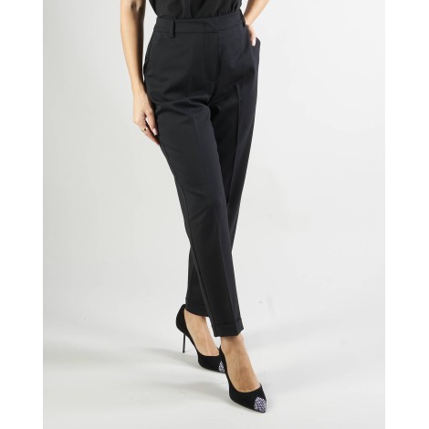 PENNY BLACK Pantalone slim in twill di lana Penny Black