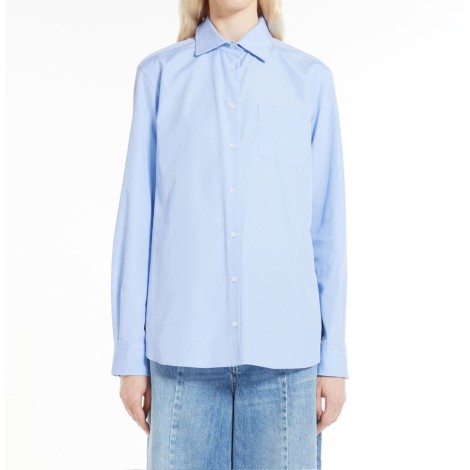 MAX MARA WEEKEND CAMICIA ARPA IN COTONE AZZURRA 51161229600024