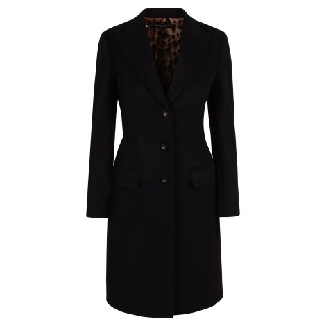 Dolce & Gabbana Midi Single-breasted Coat 46