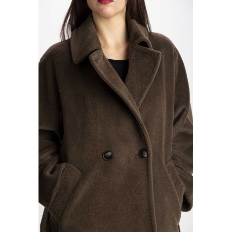 COAT BEAVER PURE WOOL VIRGIN