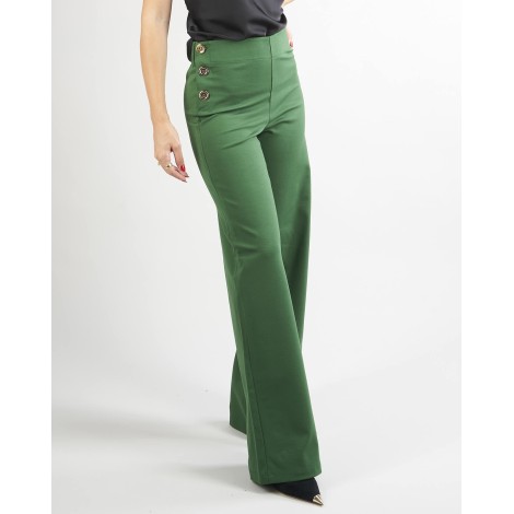 MARIUCCIA Pantalone con bottoni gold Mariuccia