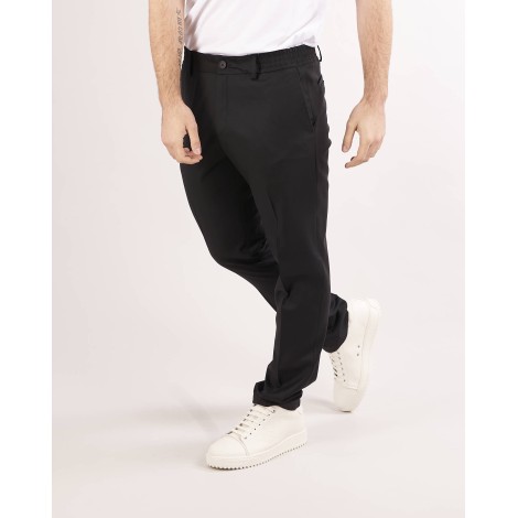 ALESSANDRO DELL'ACQUA Pantalone in lana con elastico in vita Alessandro Dell'Acqua