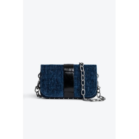 ZADIG&VOLTAIRE kate wallet denim velvet