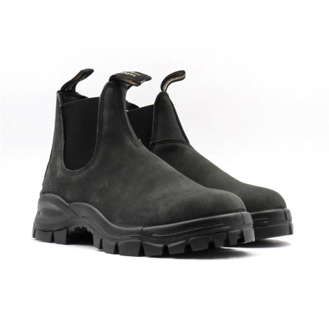 Stivaletto Unisex Rustic black BLUNDSTONE Pelle