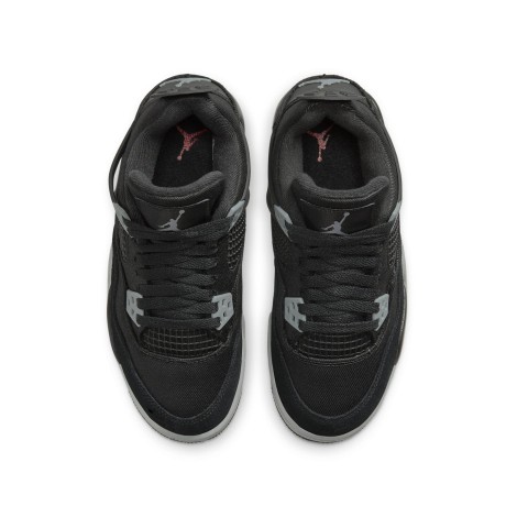 Jordan 4 Retro Black Canvas (GS)