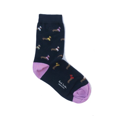 PAUL SMITH dachshund knit sock