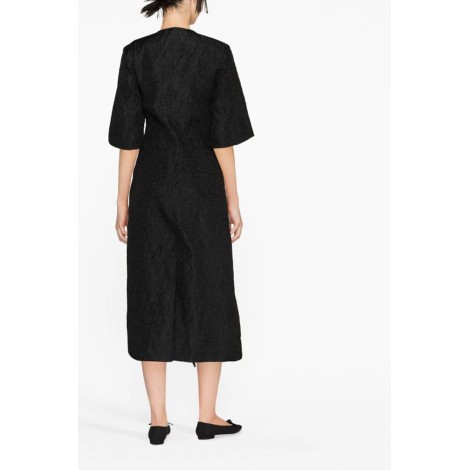 GANNI Abito midi in jacquard