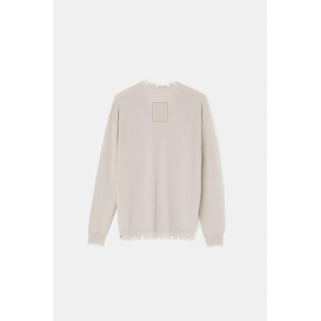 Uma Wang Long Sleeves Knit V Top