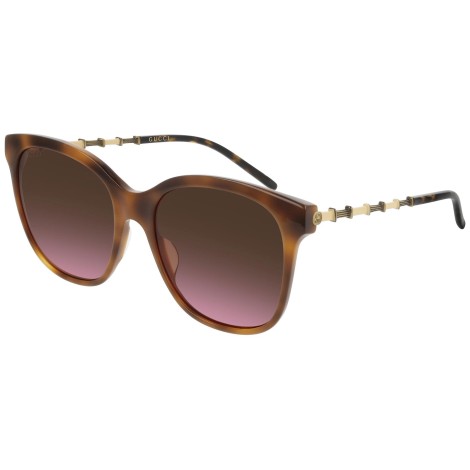 GG0654S light tortoise and brown/nude