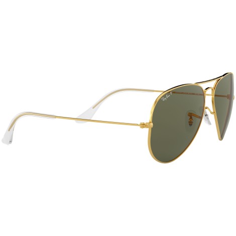 Aviator Classic RB3025 polished gold green