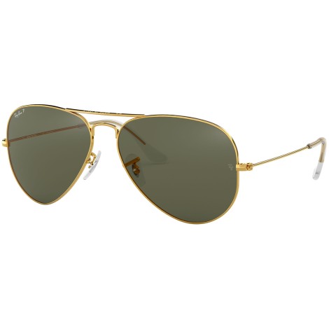 Aviator Classic RB3025 polished gold green