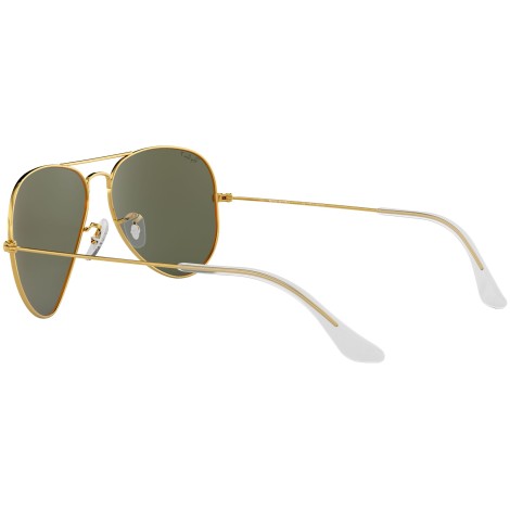 Aviator Classic RB3025 polished gold green