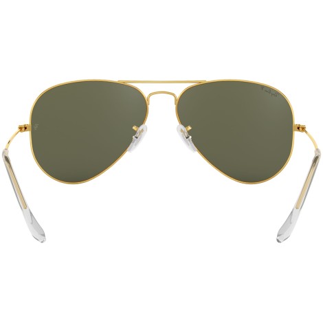 Aviator Classic RB3025 polished gold green