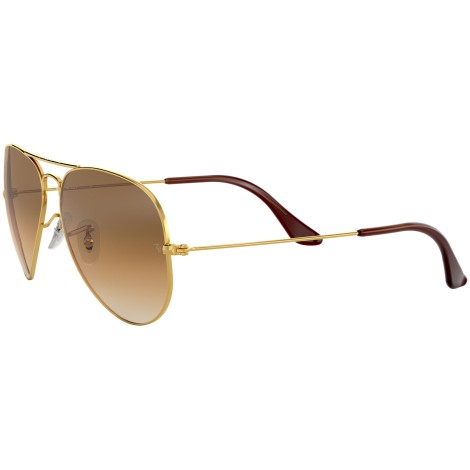 Aviator Gradient RB3025 gold metal brown