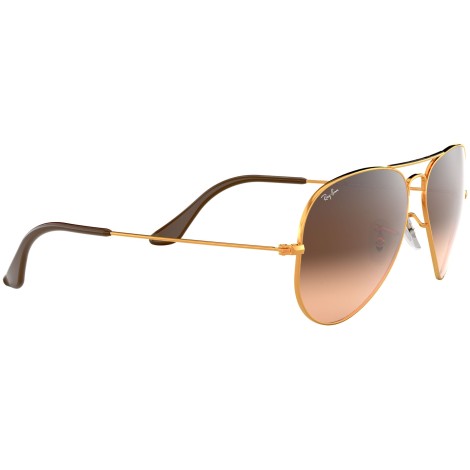 Aviator Gradient RB3025 shiny light bronze