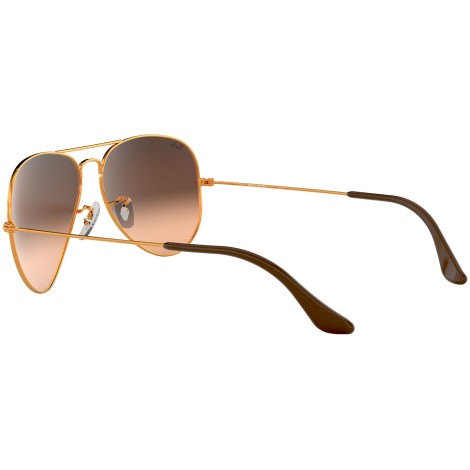 Aviator Gradient RB3025 shiny light bronze