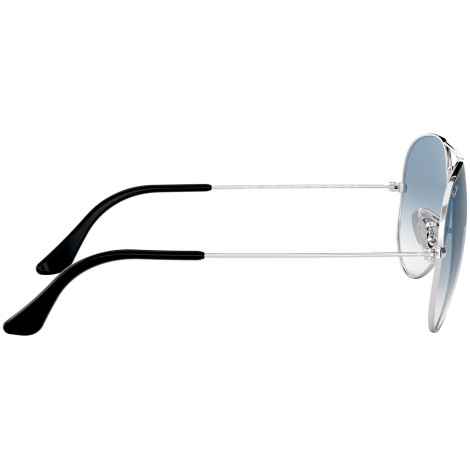 Aviator Gradient RB3025 silver metal blue