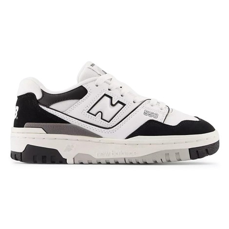 New Balance 550 White Black Rain Cloud (GS)