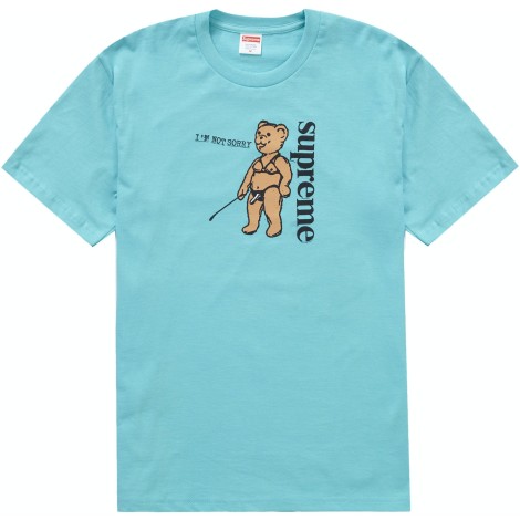 Supreme Not Sorry Tee Light Teal