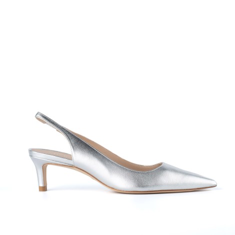 Slingback argento