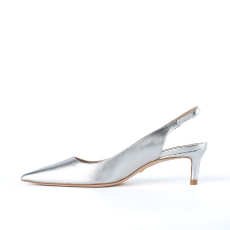 Slingback argento