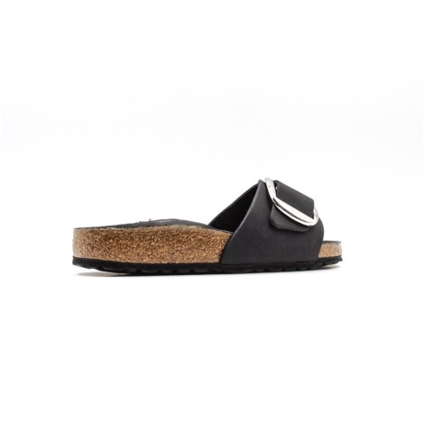 Ciabatta Donna BUCKLE BLACK BIRKENSTOCK Pelle