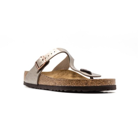 Ciabatta Donna Taupe BIRKENSTOCK Pelle