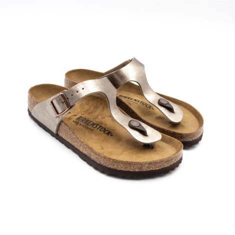 Ciabatta Donna Taupe BIRKENSTOCK Pelle