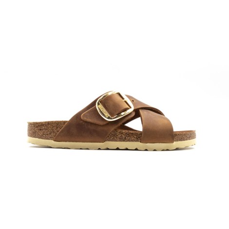 Ciabatta Donna Cognac BIRKENSTOCK Pelle