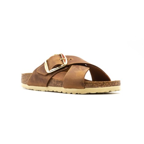 Ciabatta Donna Cognac BIRKENSTOCK Pelle