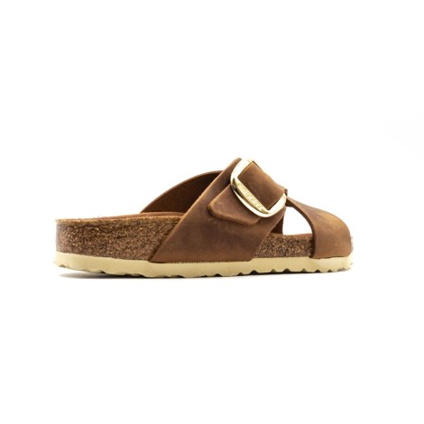 Ciabatta Donna Cognac BIRKENSTOCK Pelle