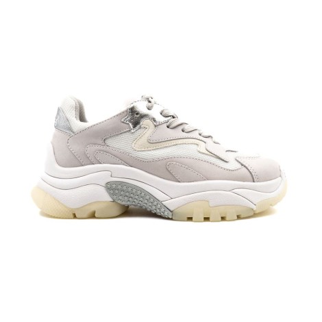 Sneakers Donna NUBUCK/WHITE/WHT/SILVER ASH Pelle