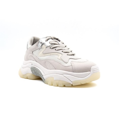 Sneakers Donna NUBUCK/WHITE/WHT/SILVER ASH Pelle