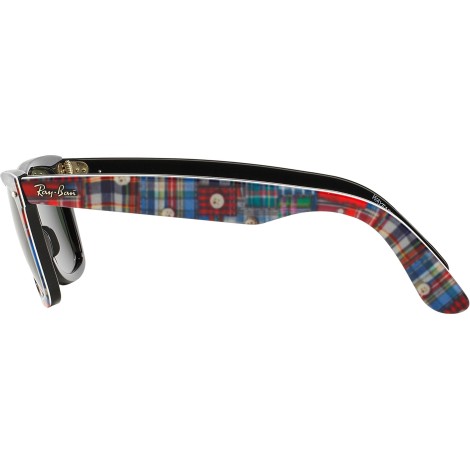 Wayfarer RB2140 1135 top texture plaid on black