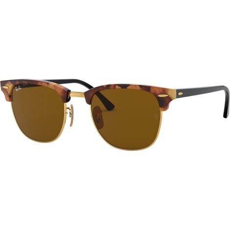 Clubmaster RB3016 1160 spotted brown havana