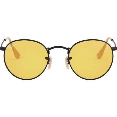 Round Washed Evolve RB3447 black yellow
