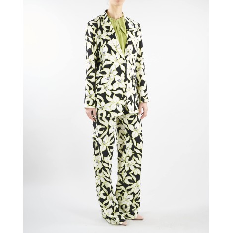 MAX MARA STUDIO Giacca in tessuto stretch con stampa floreale Max Mara Studio