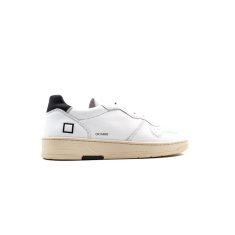 Sneakers Uomo WHITE-BLUE D.A.T.E.  Pelle