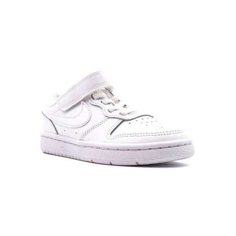 Sneakers Bambino White NIKE Pelle