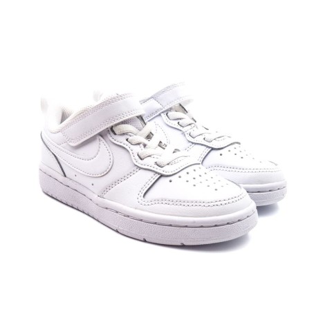 Sneakers Bambino White NIKE Pelle