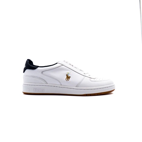 Sneakers Uomo White navy RALPH LAUREN Pelle