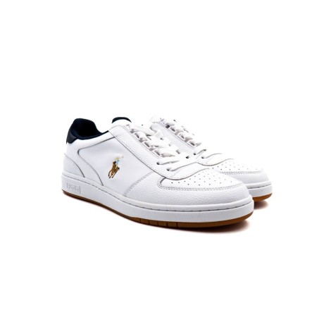 Sneakers Uomo White navy RALPH LAUREN Pelle