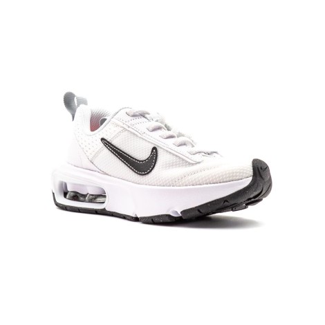 Sneakers Bambino White black NIKE Pelle