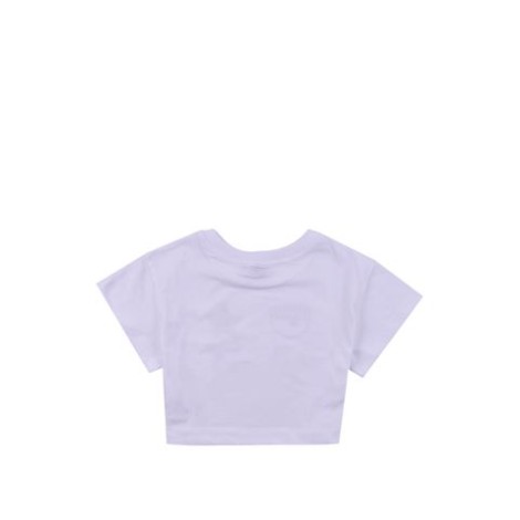 T-SHIRT CROP CON RICAMO EYESTAR