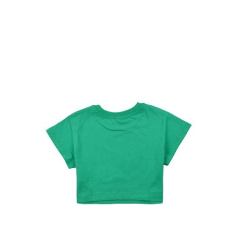 T-SHIRT CROP CON RICAMO EYESTAR