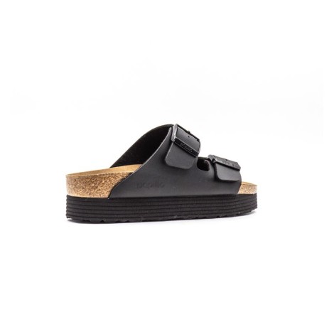 Ciabatta Donna Black BIRKENSTOCK Pelle