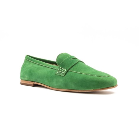 Mocassino Donna Verde MIA Pelle