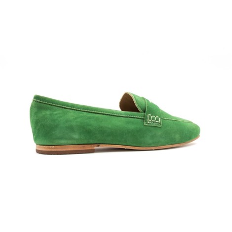 Mocassino Donna Verde MIA Pelle